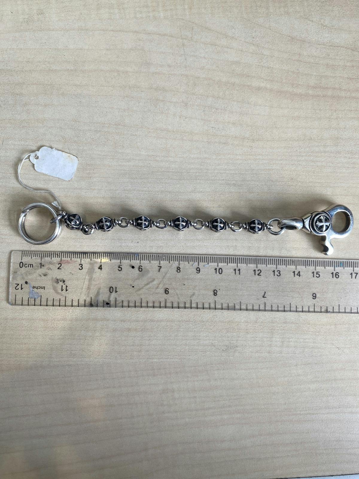 Sterling Silver - Silver Keychain Chrome Hearts Inspired - 5