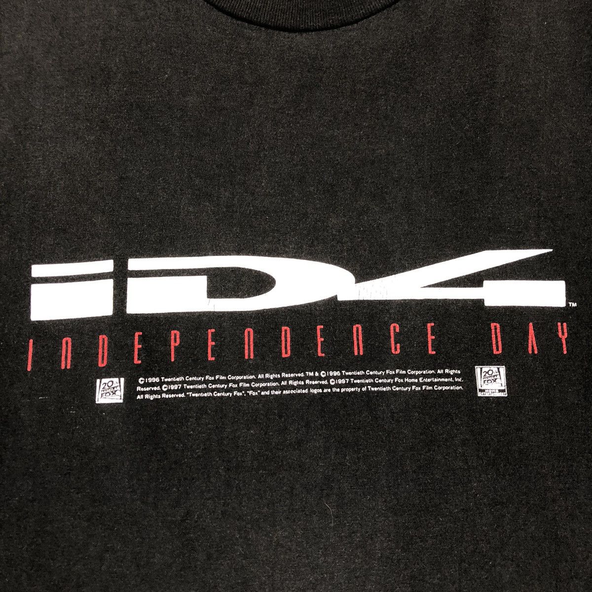 90s ID4 Independence Day Movie Vintage T Shirt - 4