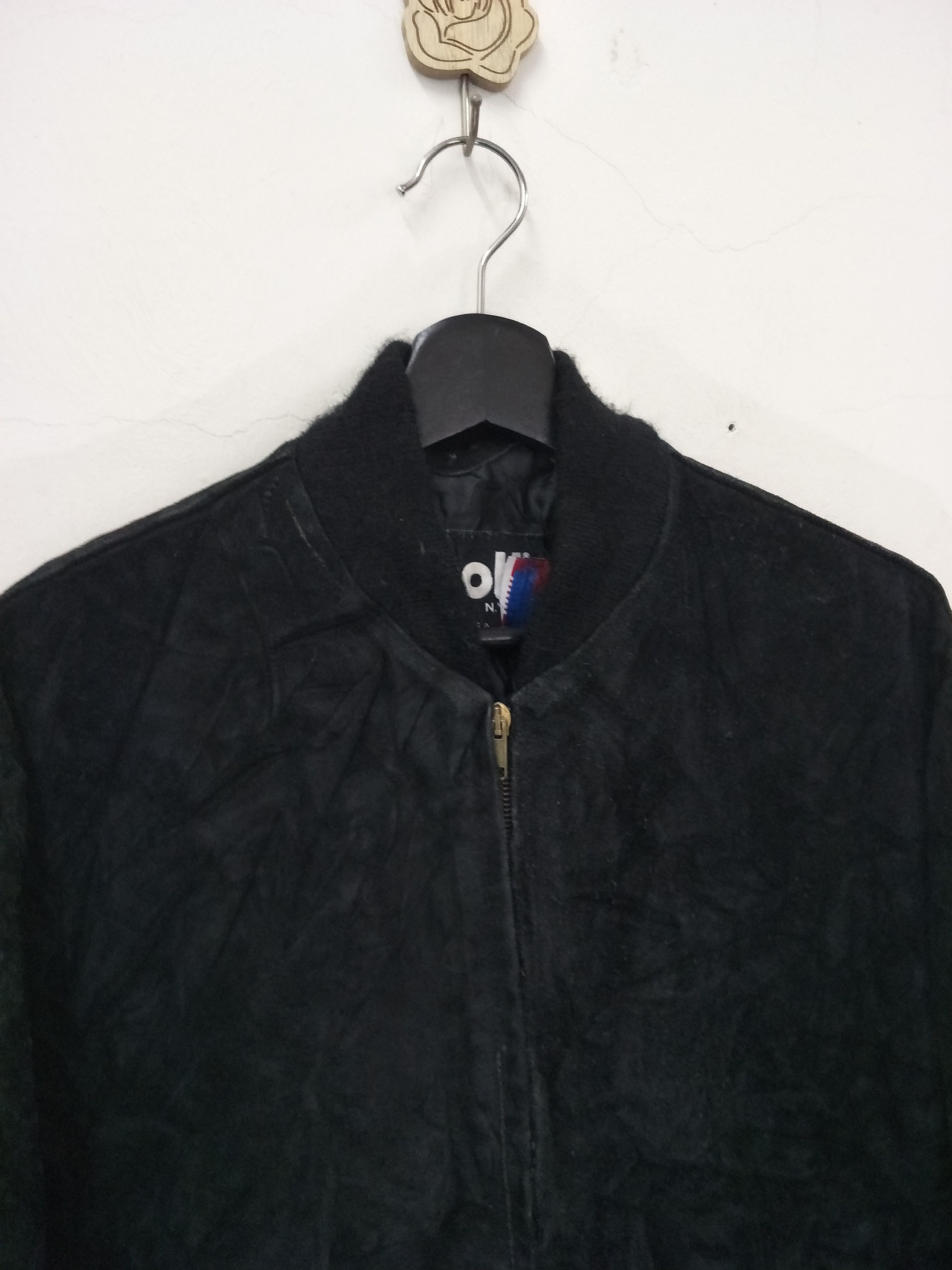 Vintage Schott Nyc Suede Leather Jacket Bombers - 6