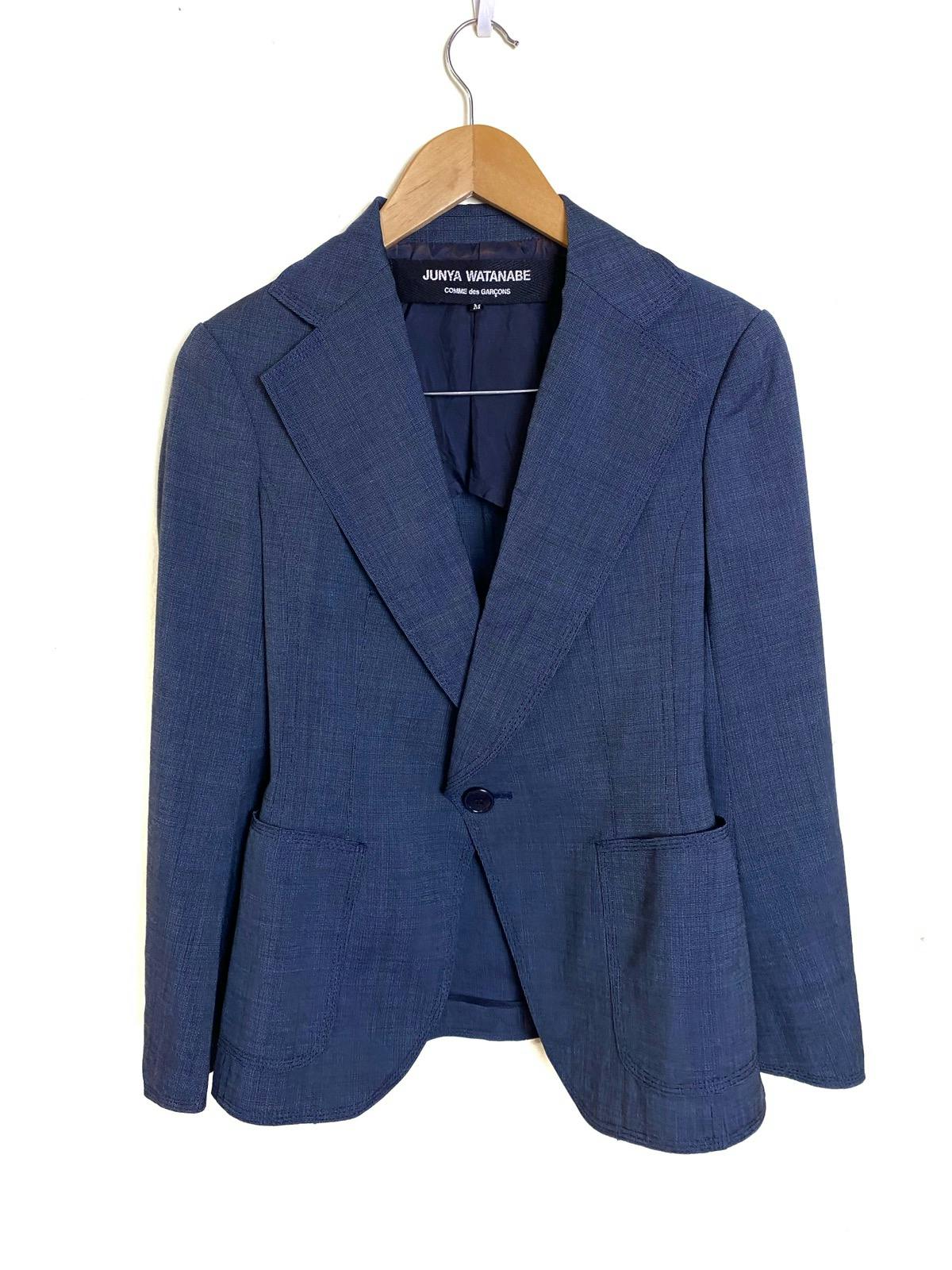 Comme Des Garcons Junya Watanabe Slim Suit Jacket Coat AD02 - 1