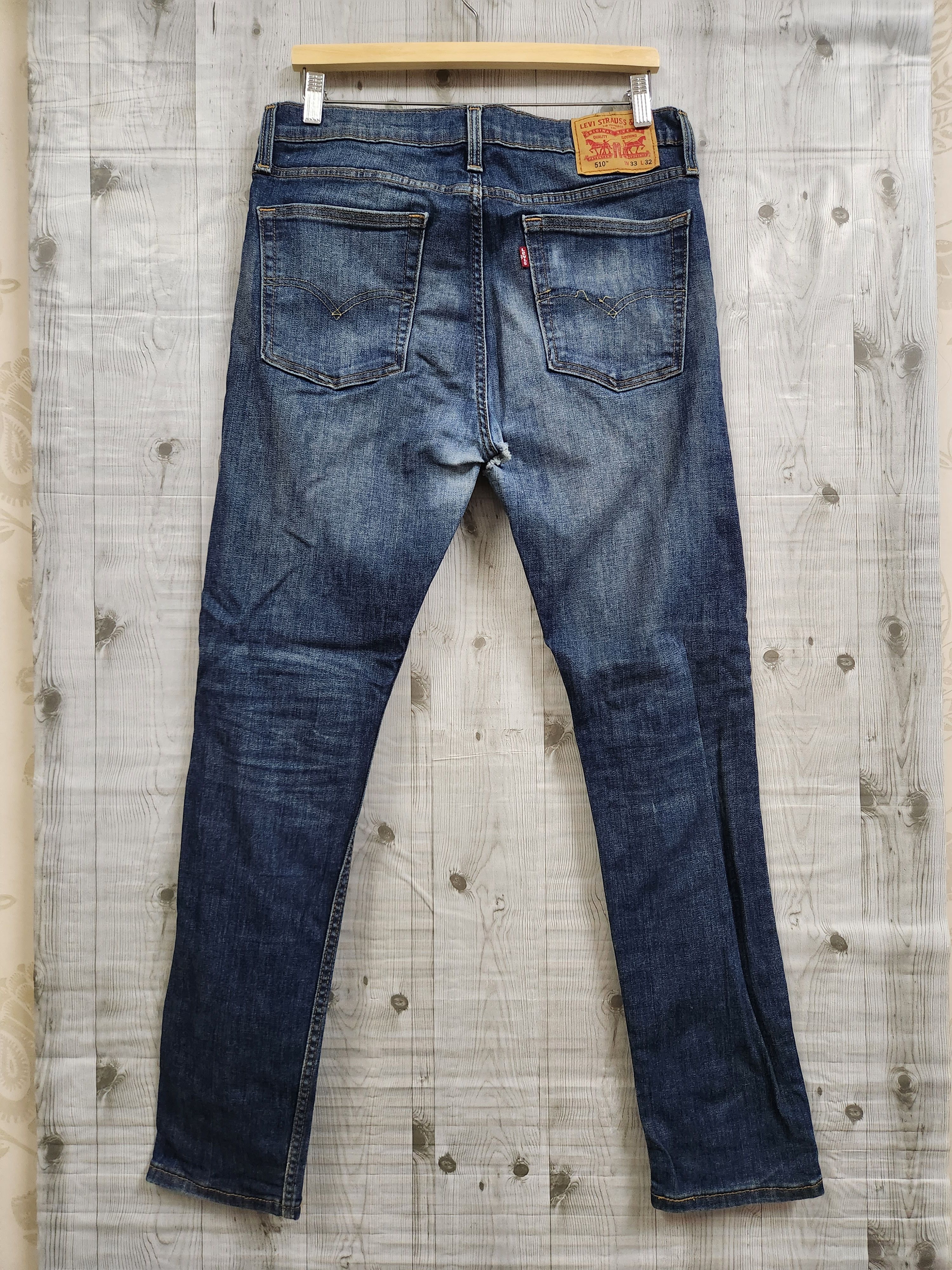 Levi's 510 Blue Denim Jeans - 8