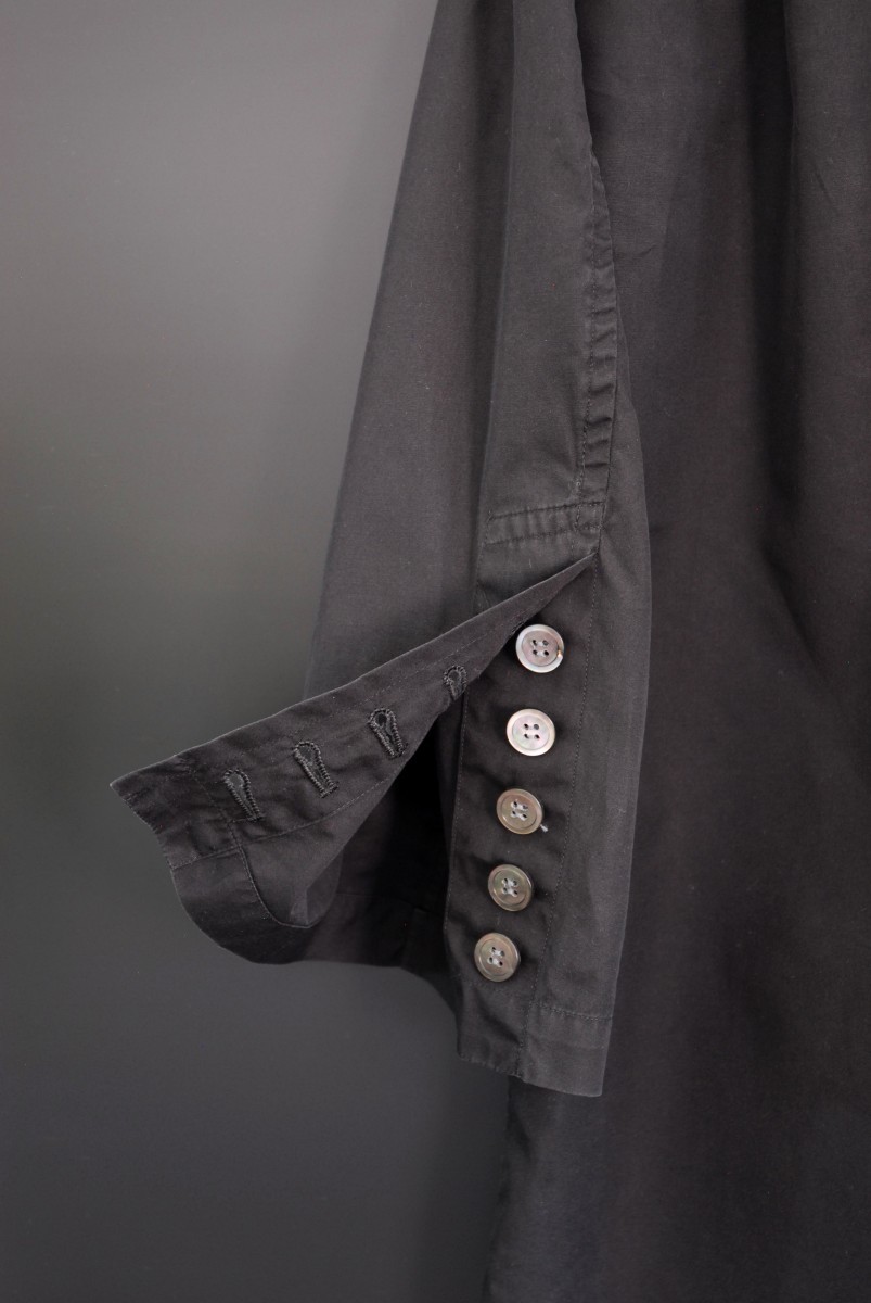 Comme des Garcons Homme Plus black shirt with 3/4 sleeves - 5