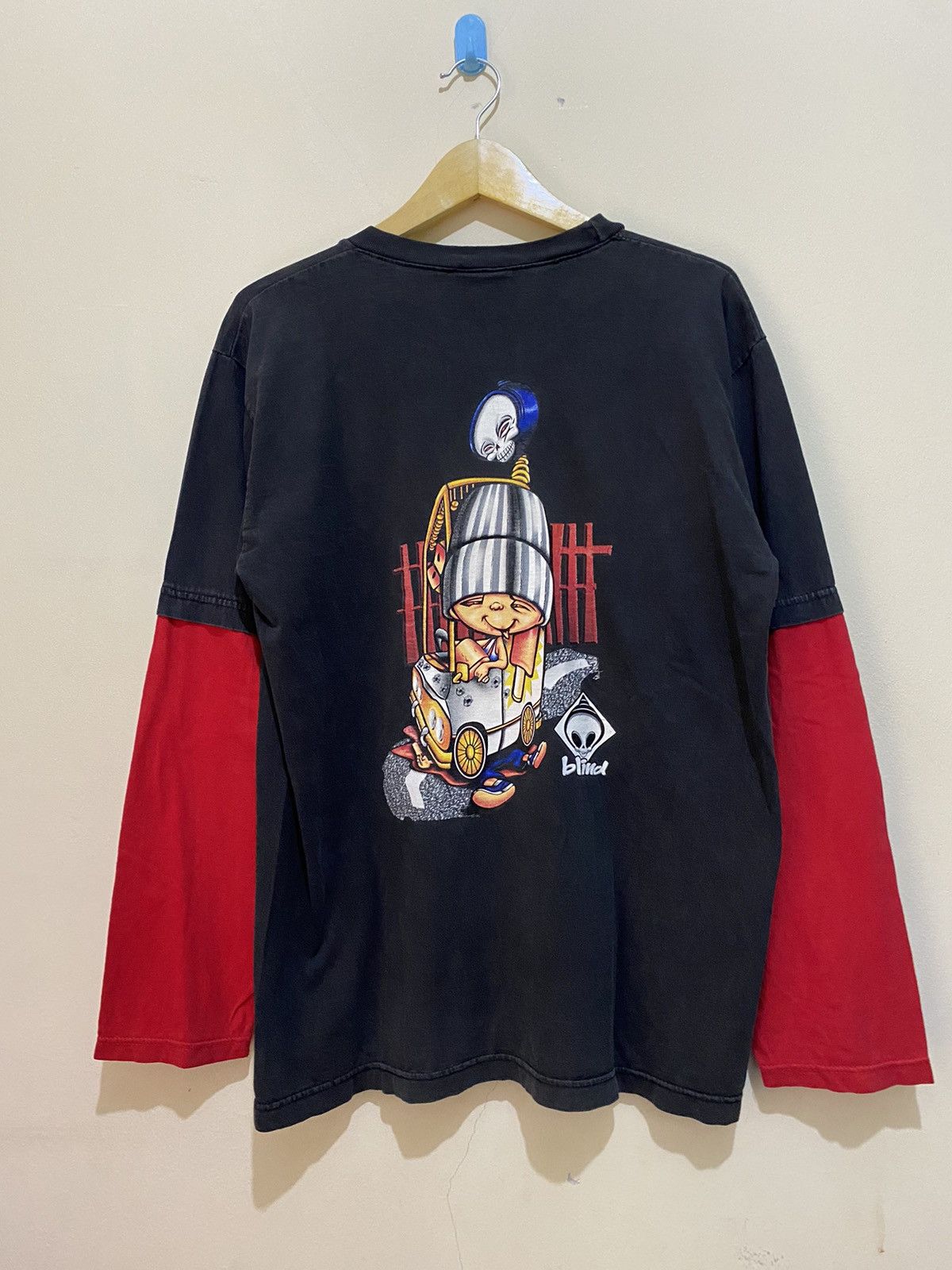 Vintage 90s Blind Reaper Skateboard tshirt - 10