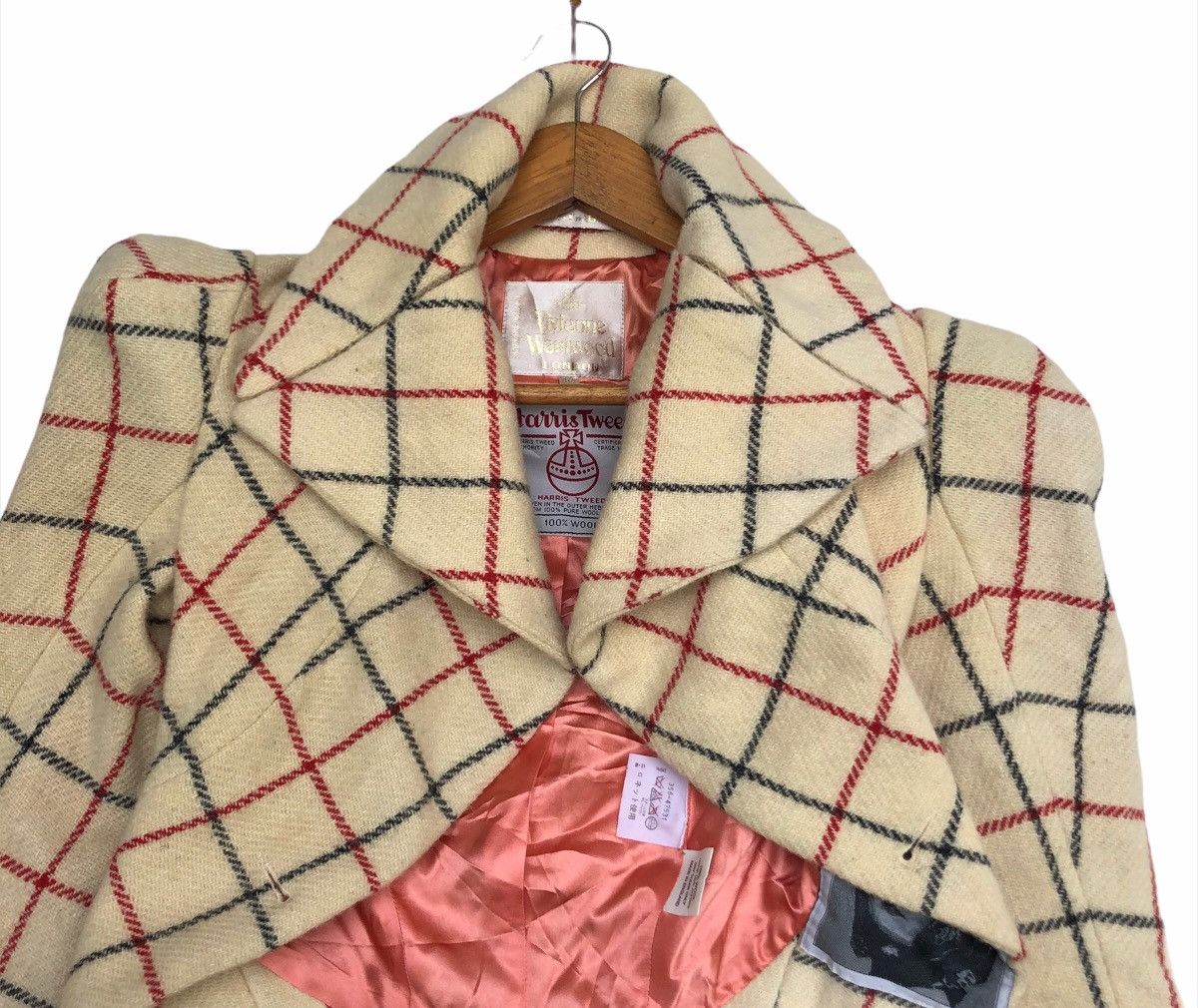 🔥FW 1995 VIVIENNE WESTWOOD x Harris Tweed Hand Woven Jacket - 3