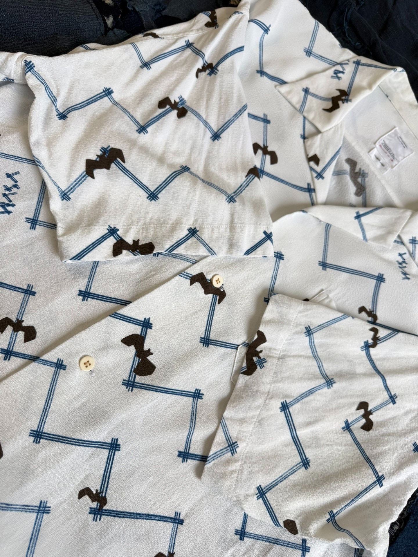 VISVIM 23SS COPA SHIRT S/S BATS bat short sleeve shirt - 9