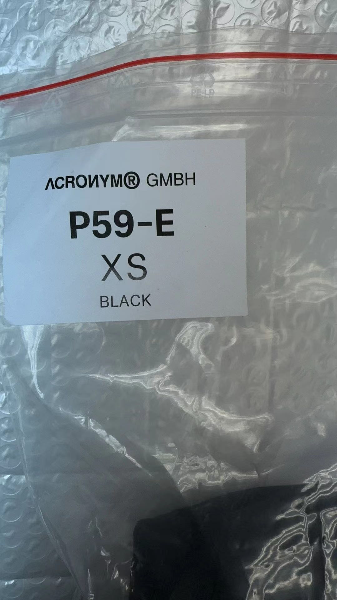 ACRONYM P59-E XSサイズ ブラック ACRONYM ACRONYM P59-E XS | ma_baoguo | REVERSIBLE