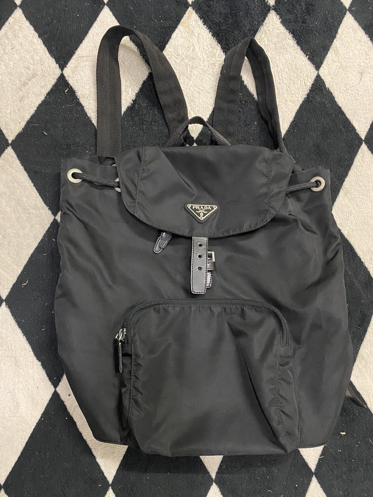 Authentic Prada Tessuto Nyalon Backpack - 20