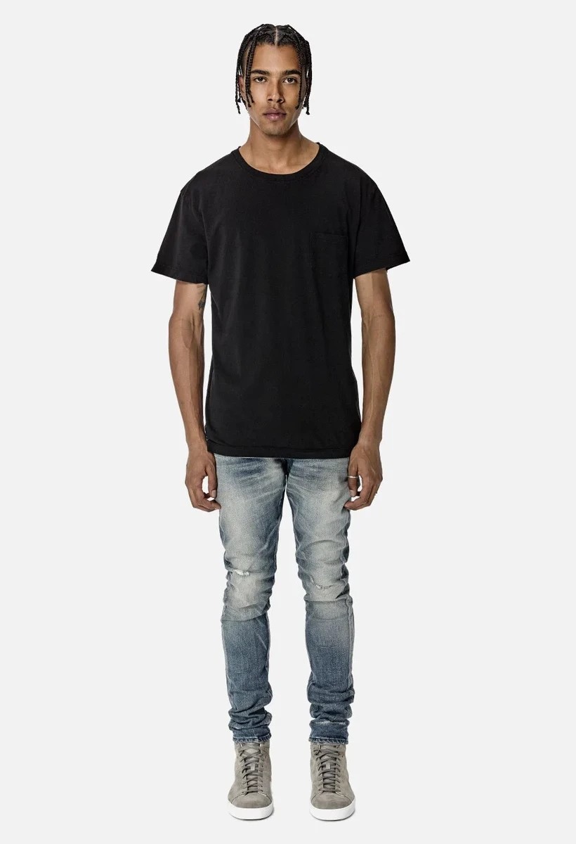Oversized Pocket Tee Black - Size 1 (S) - 2