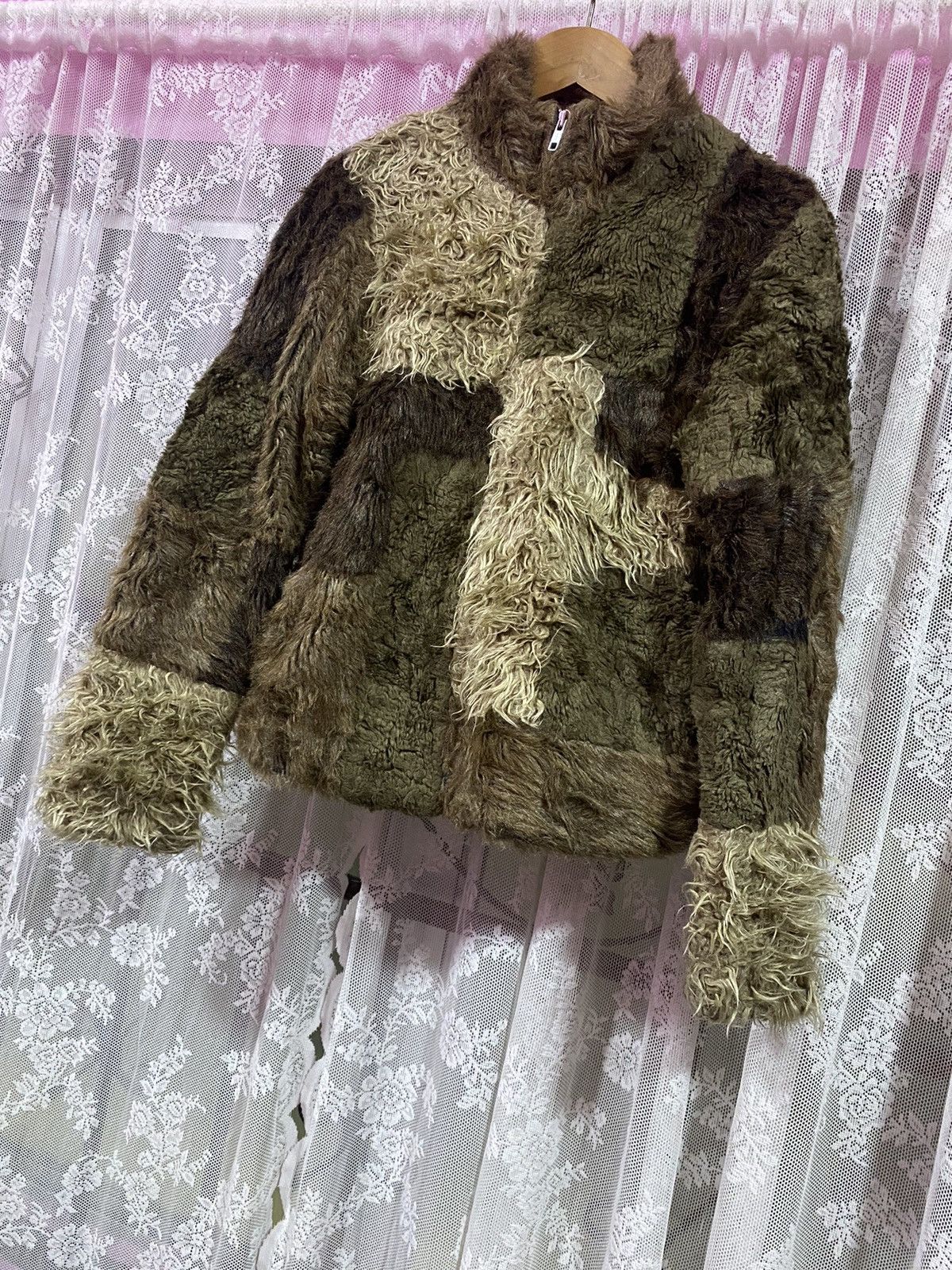 Rare Issey Miyake Patchwork Faux Fur Cropped - 5