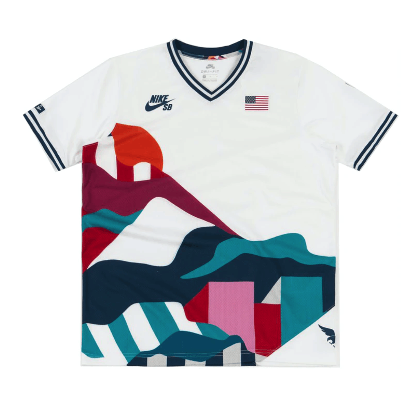 Nike Parra Team USA SB Logo Print Jersey Shirt DS - 1