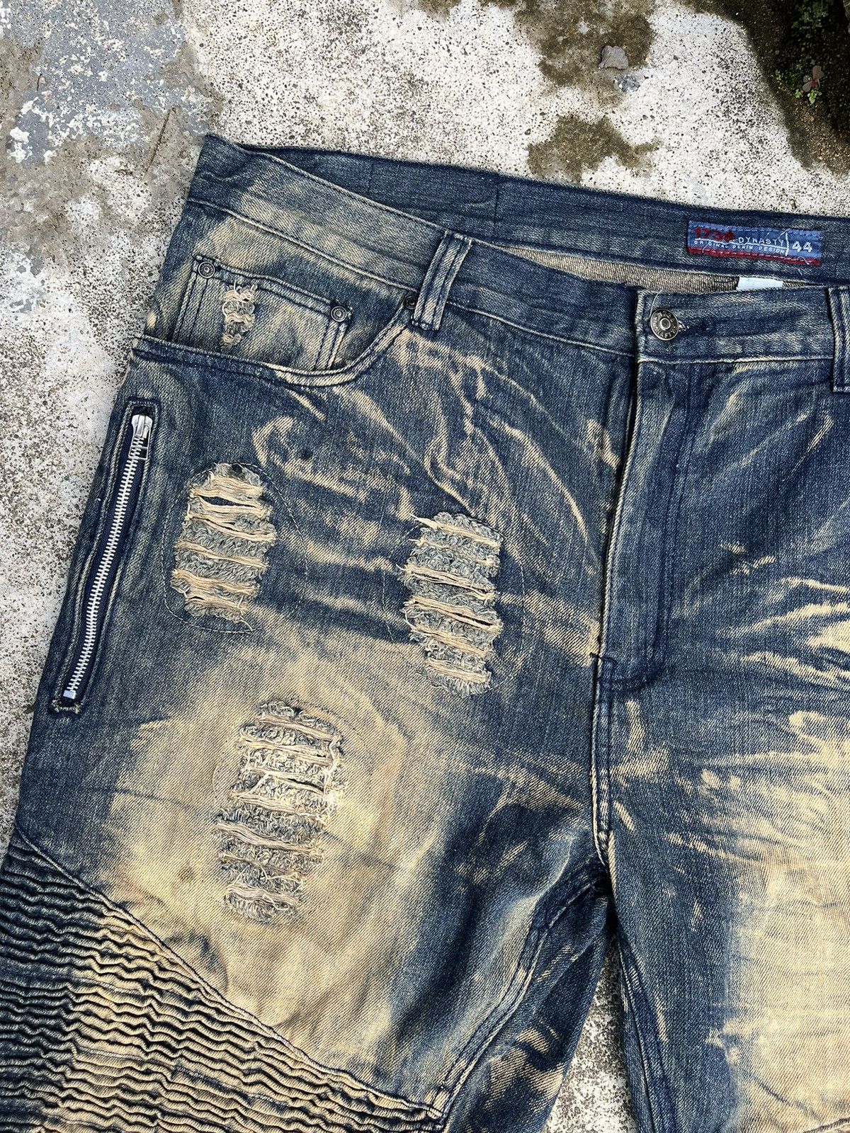 If Six Was Nine - 💥Baggy Mudwash Distressed Denim - 5