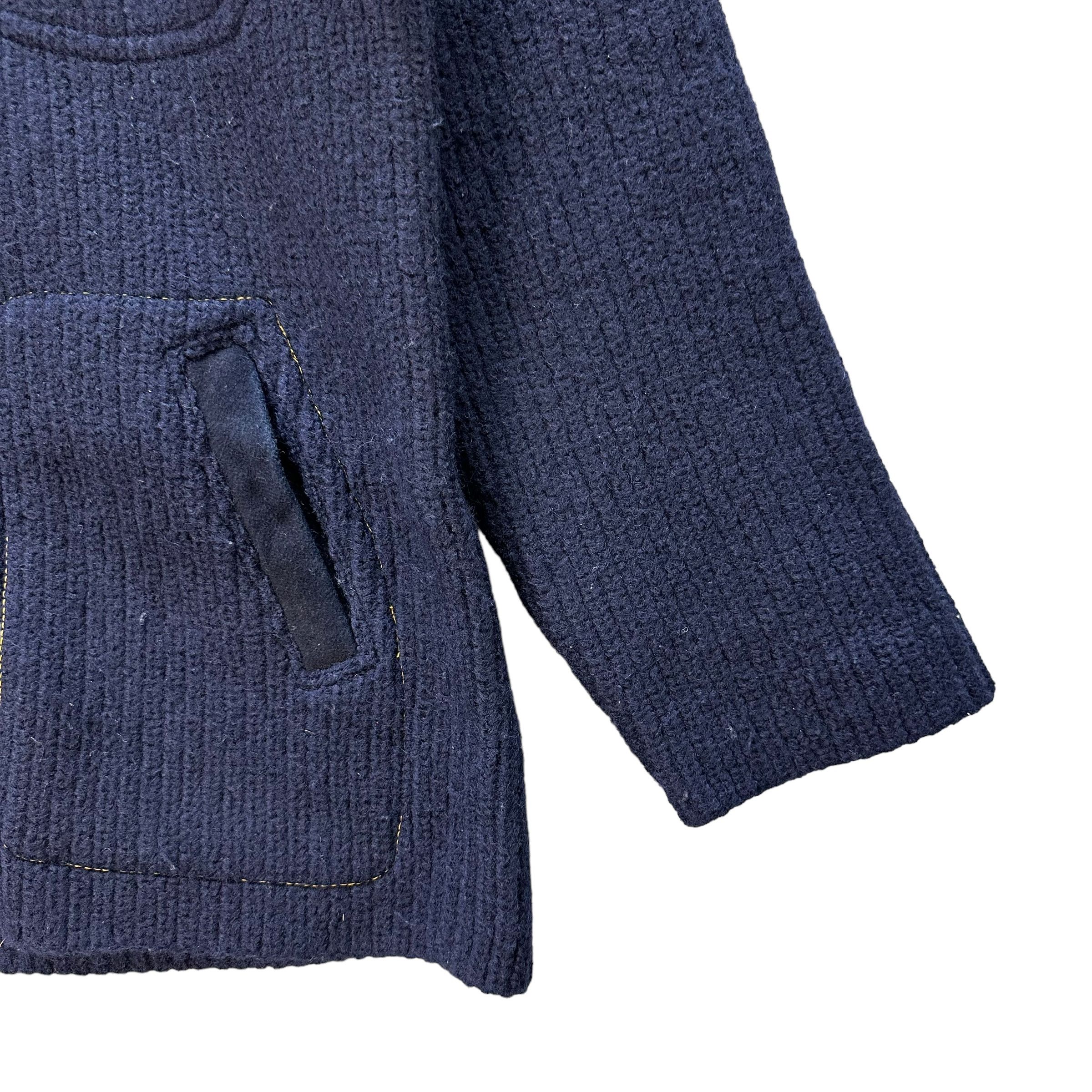 Vintage - BLUE BLUE Turtle Neck Wool Jacket #9138-61 - 5