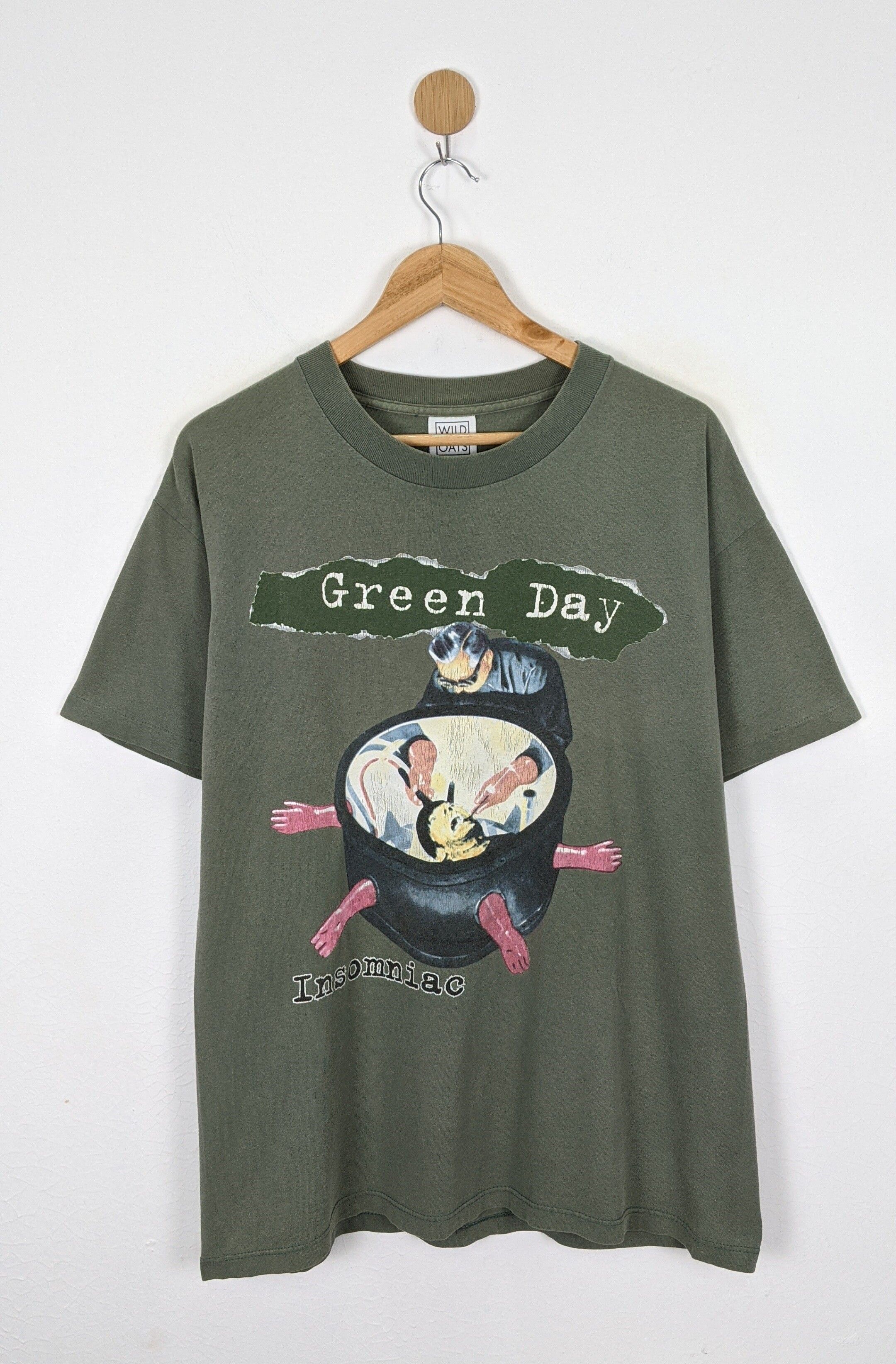 Vintage 90s Green Day Insomniack Album Pop Punk shirt - 1