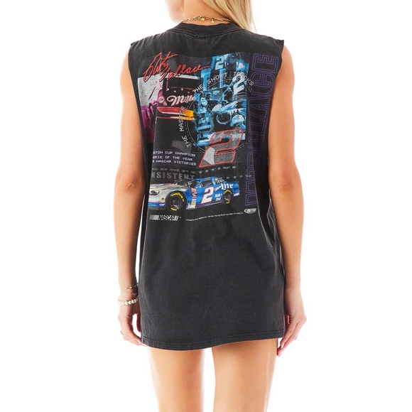 LF Nascar Vintage Rhinestone Palm Tree Tank - 2