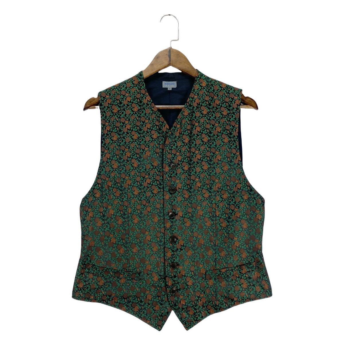 Vintage Kenzo Paris Silk Vest - 2