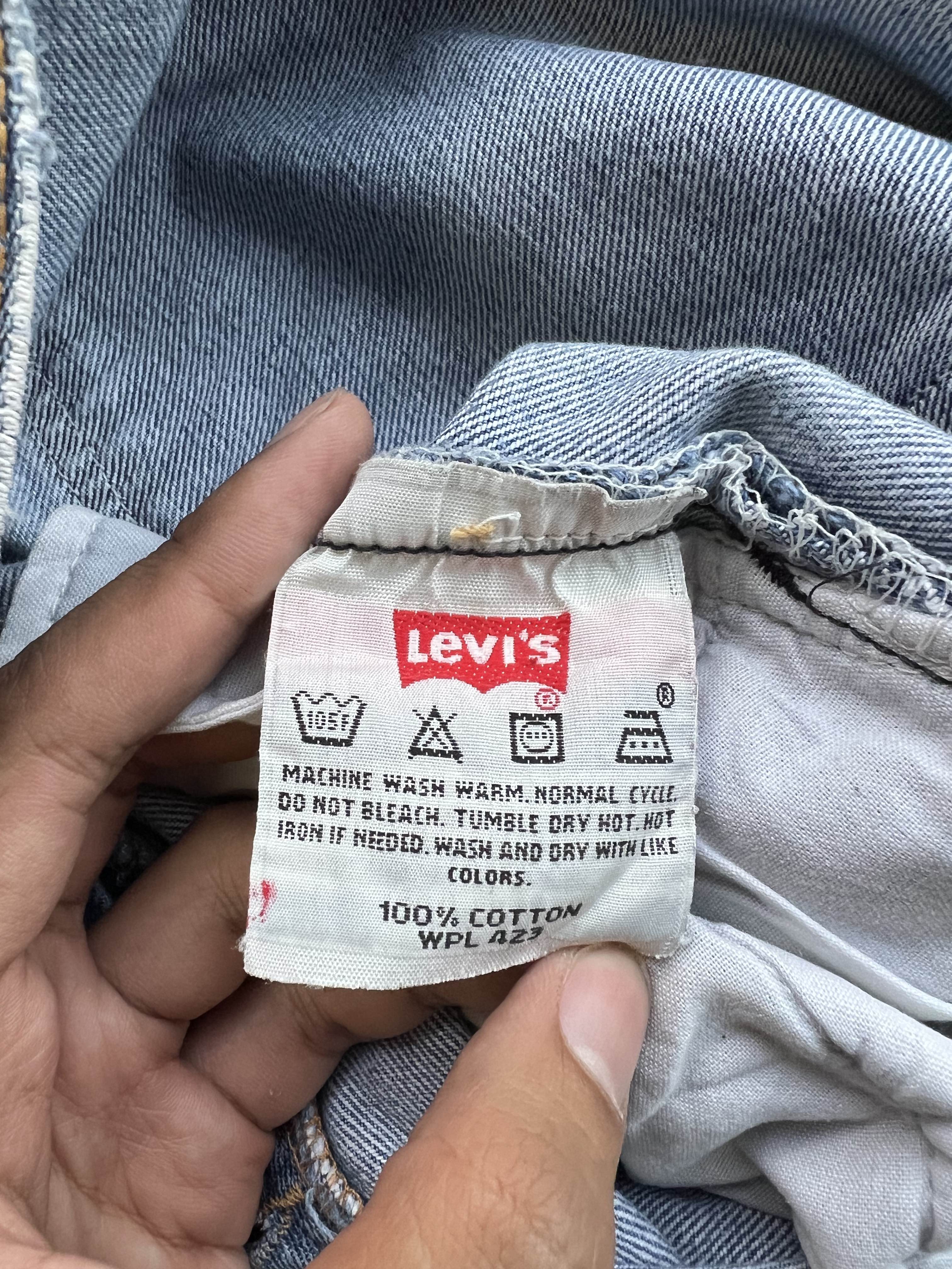 (32x29) VINTAGE 2000s LEVI'S 501 JEANS PATCHED - 6