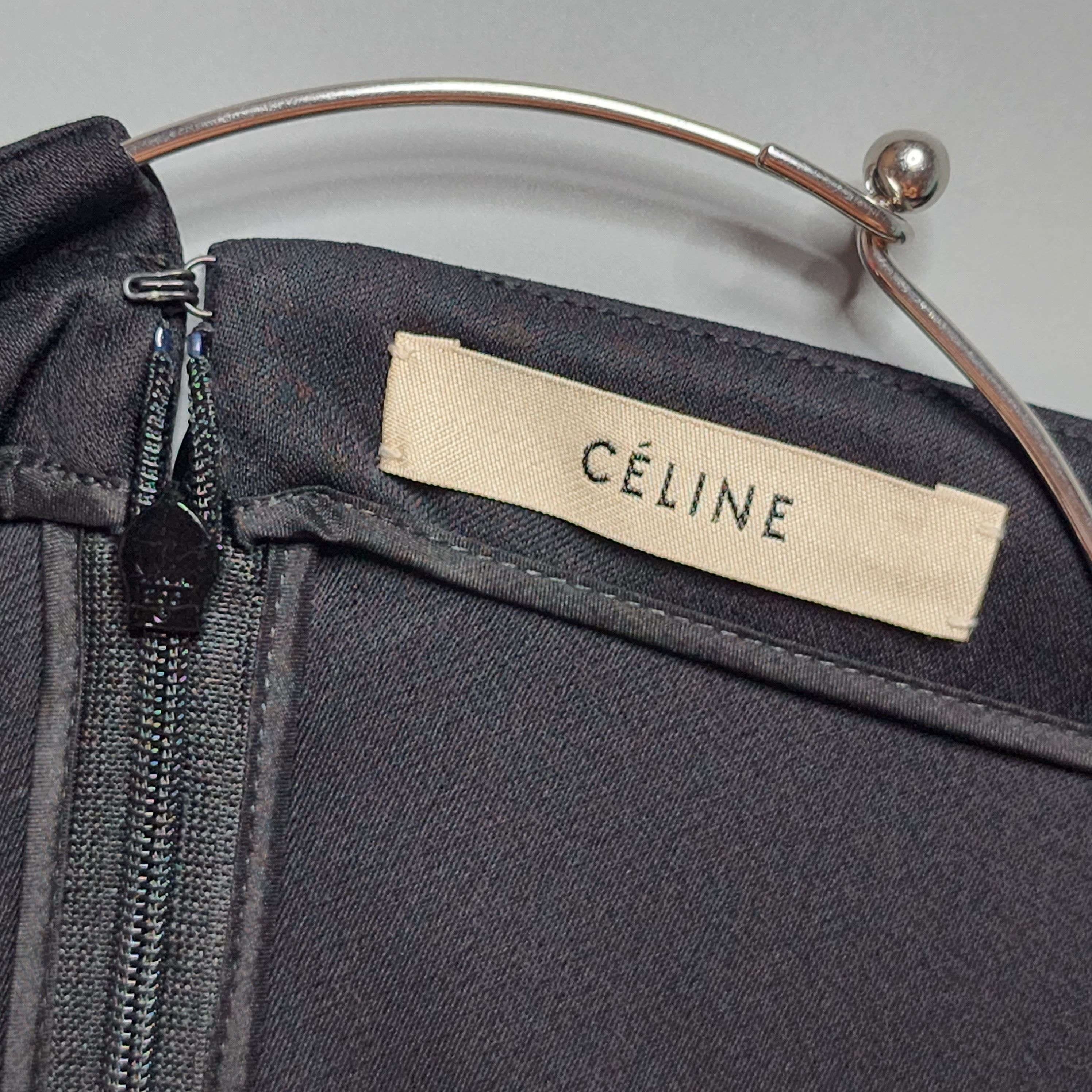 Celine - Phoebe Philo - Choker Detail Midi Dress - 3
