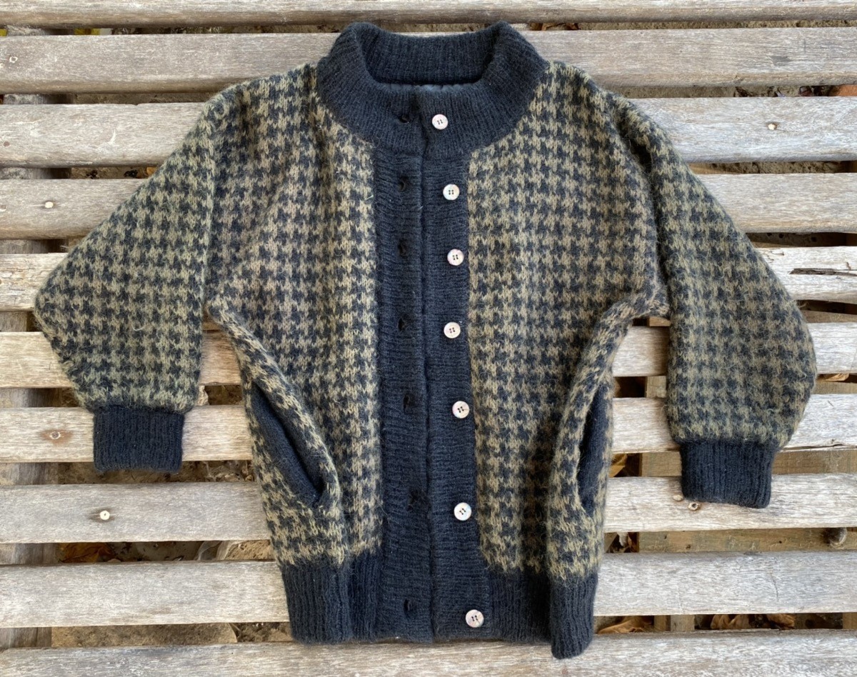 Avant Garde - Garnet Brown Mohair Wool Blend Sweater Cardigan by Lacoty - 8
