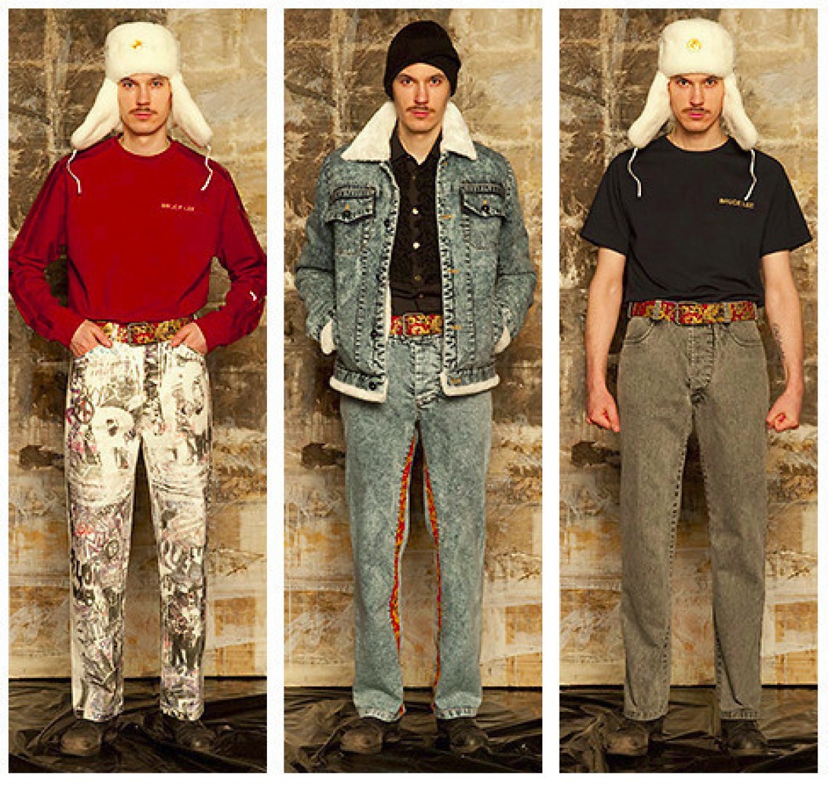 Denis Simachev - NEW Wide boiled jeans.Like Vetements or Balenciaga - 1