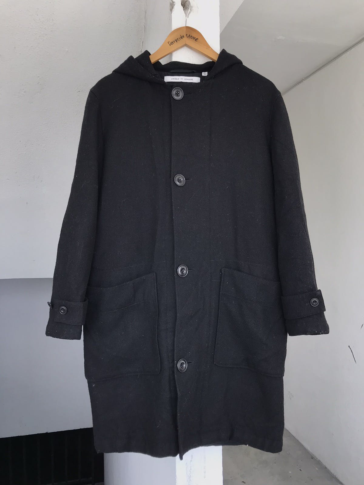 Lemaire ut Wool Coat with Hooded - 2