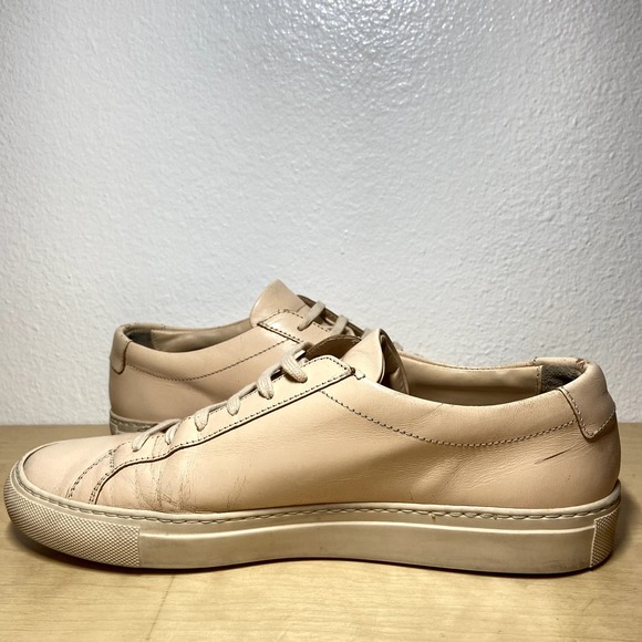 Common Projects Original Achilles Sneakers Leather Low Top Casual Cream 42 9 - 3
