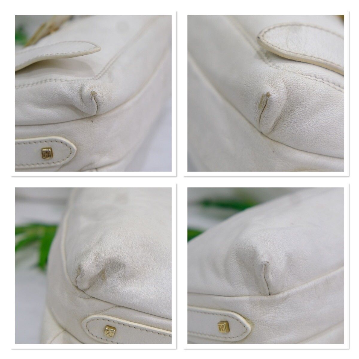 Authentic Fendi FF buckel Shoulder leather - 12