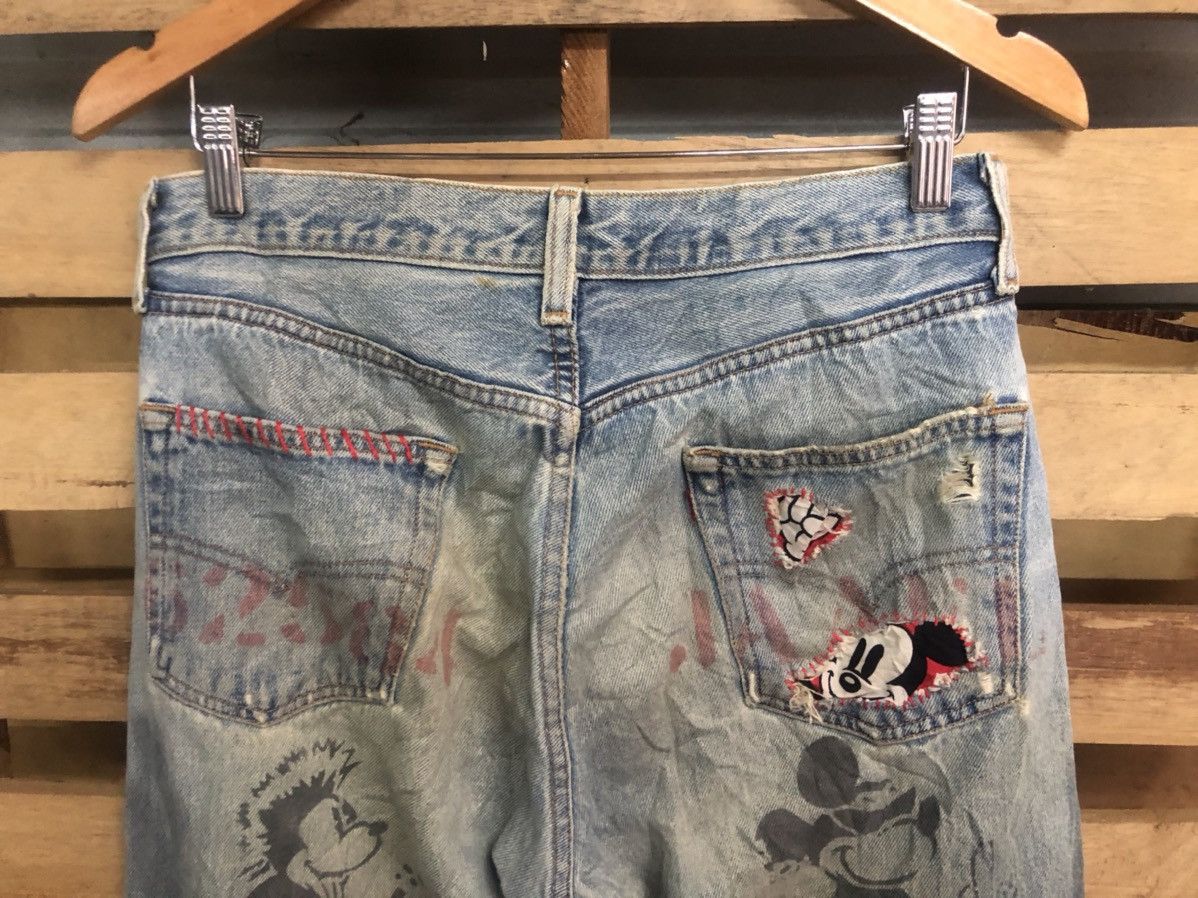 Rare Limited Edition 1997 Levi’s X Mickey Mouse Distressed - 6