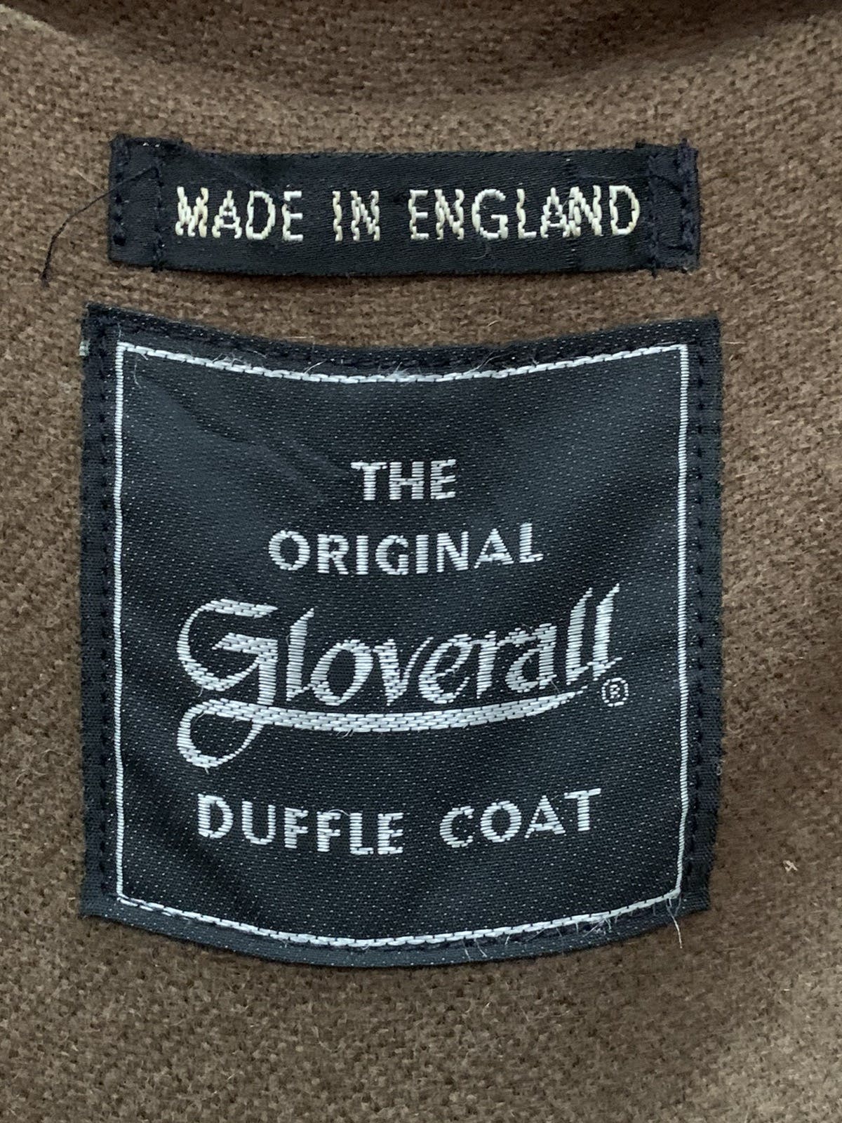 THE ORIGINAL GLOVERALL BROWN WOOL DUFFLE COAT - 6