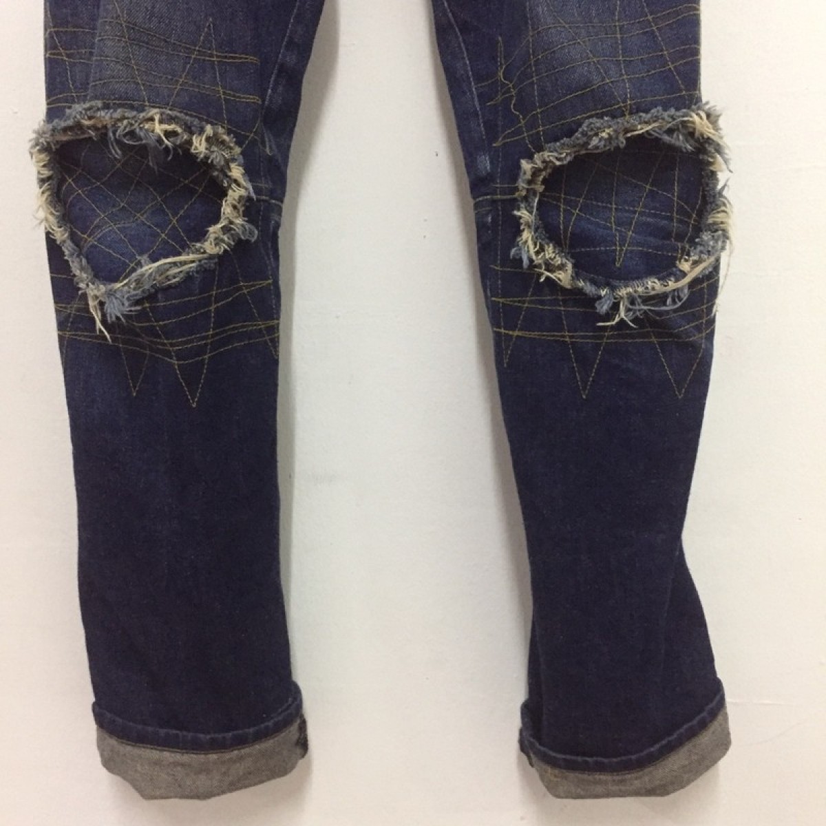 Christopher Nemeth - Christoper nemeth jeans rare design patch on knee - 4