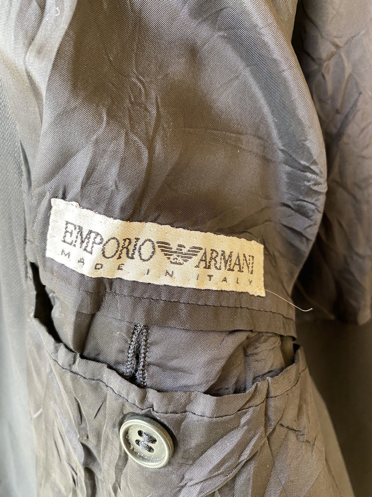 🔥Archive Emporio Armani Gabardine Blazer Jacket - 5