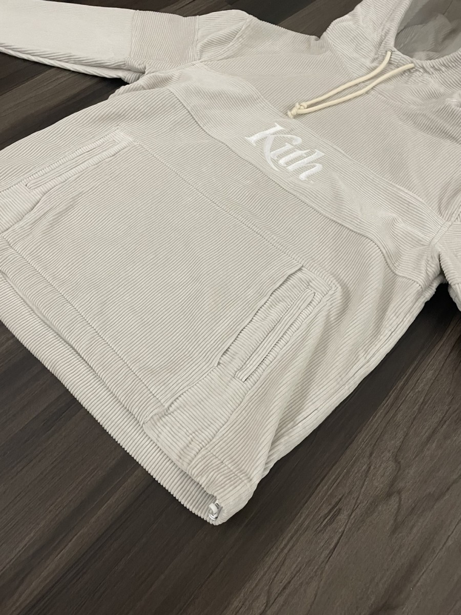 Kith - Corduroy double pocket hoodie with tags