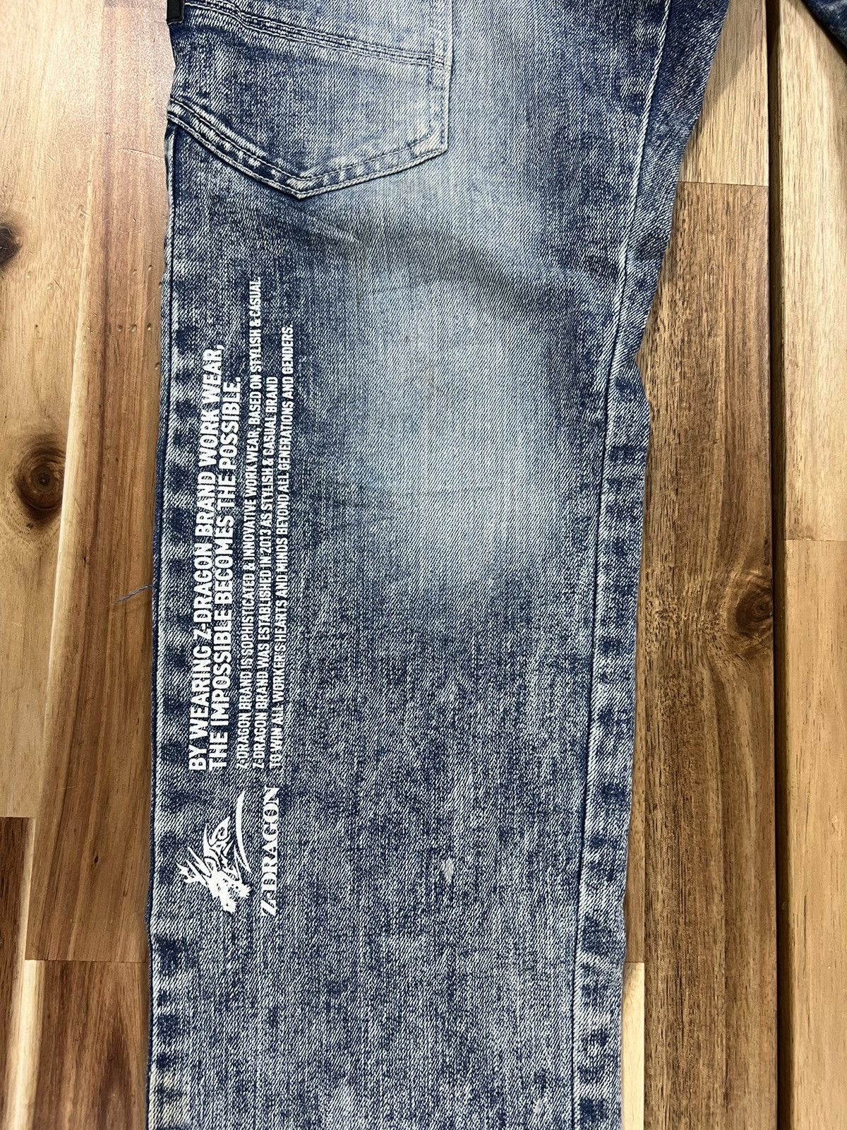 Vintage - Z- Dragon Japanese Brand Denim Jeans - 4