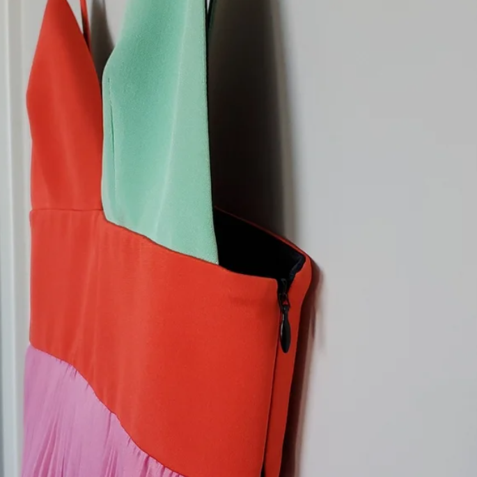 Fausto Puglisi Tiered Ruffled Silk Blend Dress - 4
