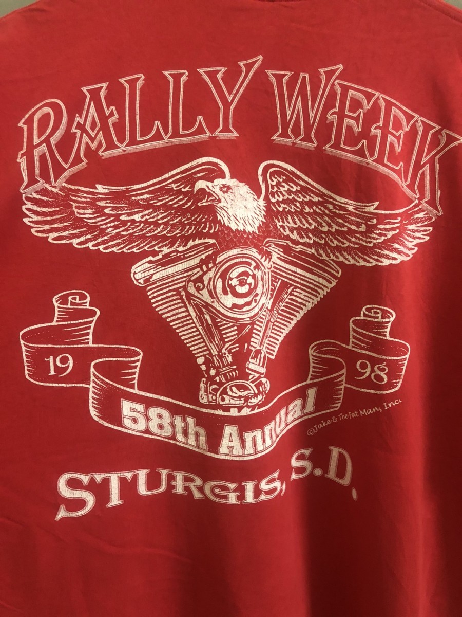 Vintage - 1998 Sturgis South Dakota Rally Week Dragon Shirt - 5