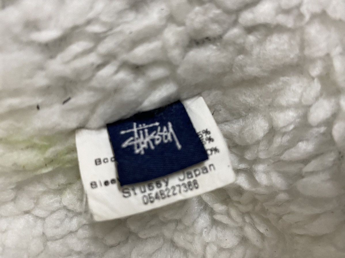 Vintage Stussy Sherpa Denim Jacket - 9