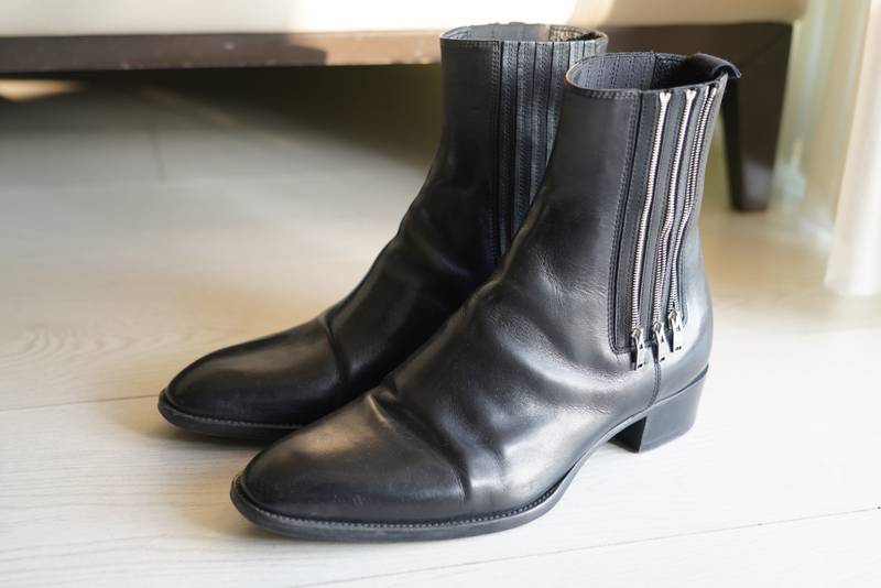 SAINT LAURENT FW15 Triple Zip Wyatt Boots | ethantjchan | REVERSIBLE