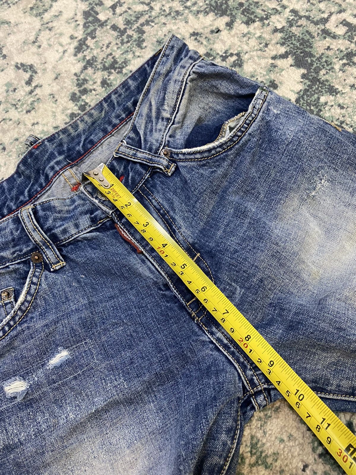 Dsquared2 Made in Italy Denim Distressed Jeans - 14