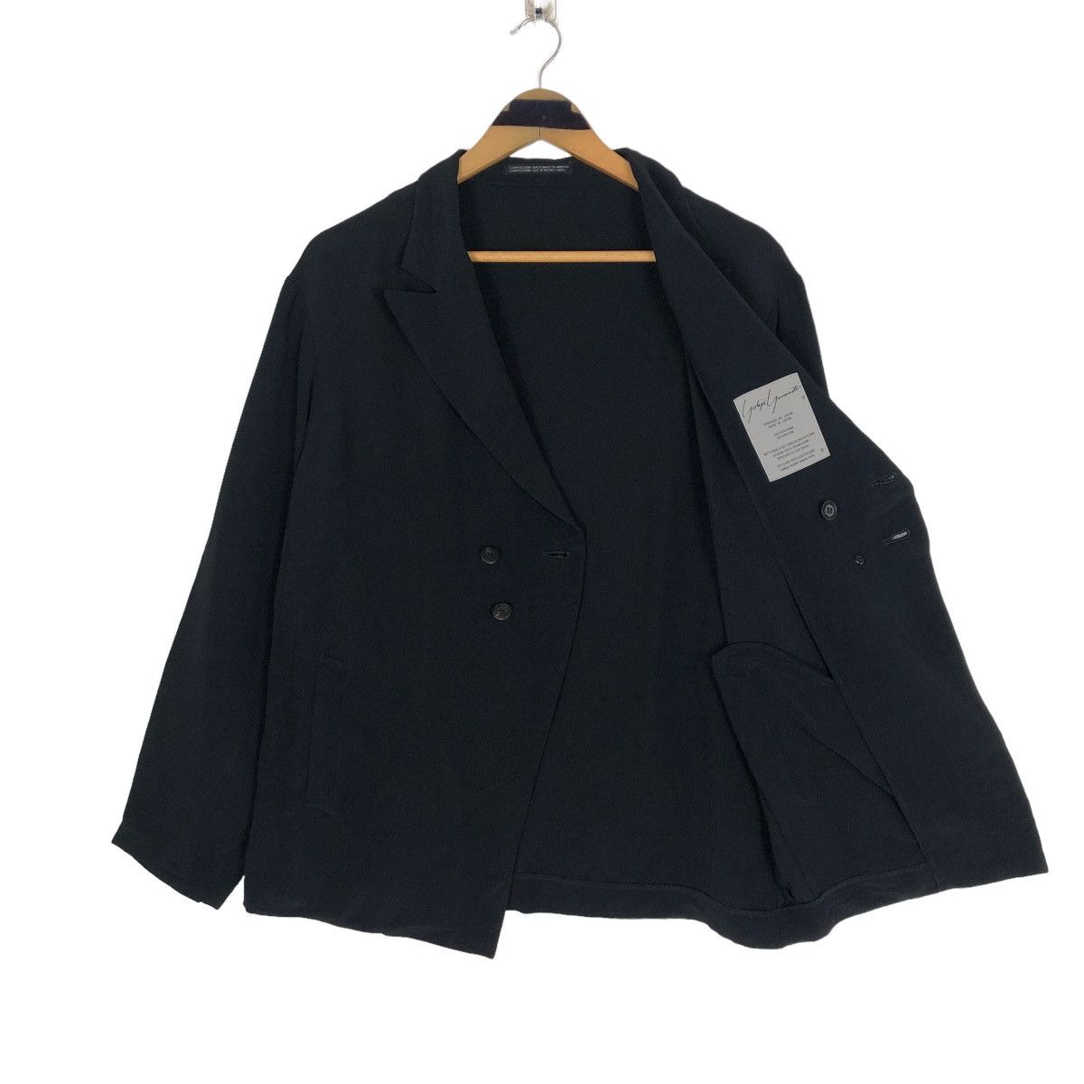 Yohji Yamamoto Femme Rayon Single Breasted Light jacket - 2