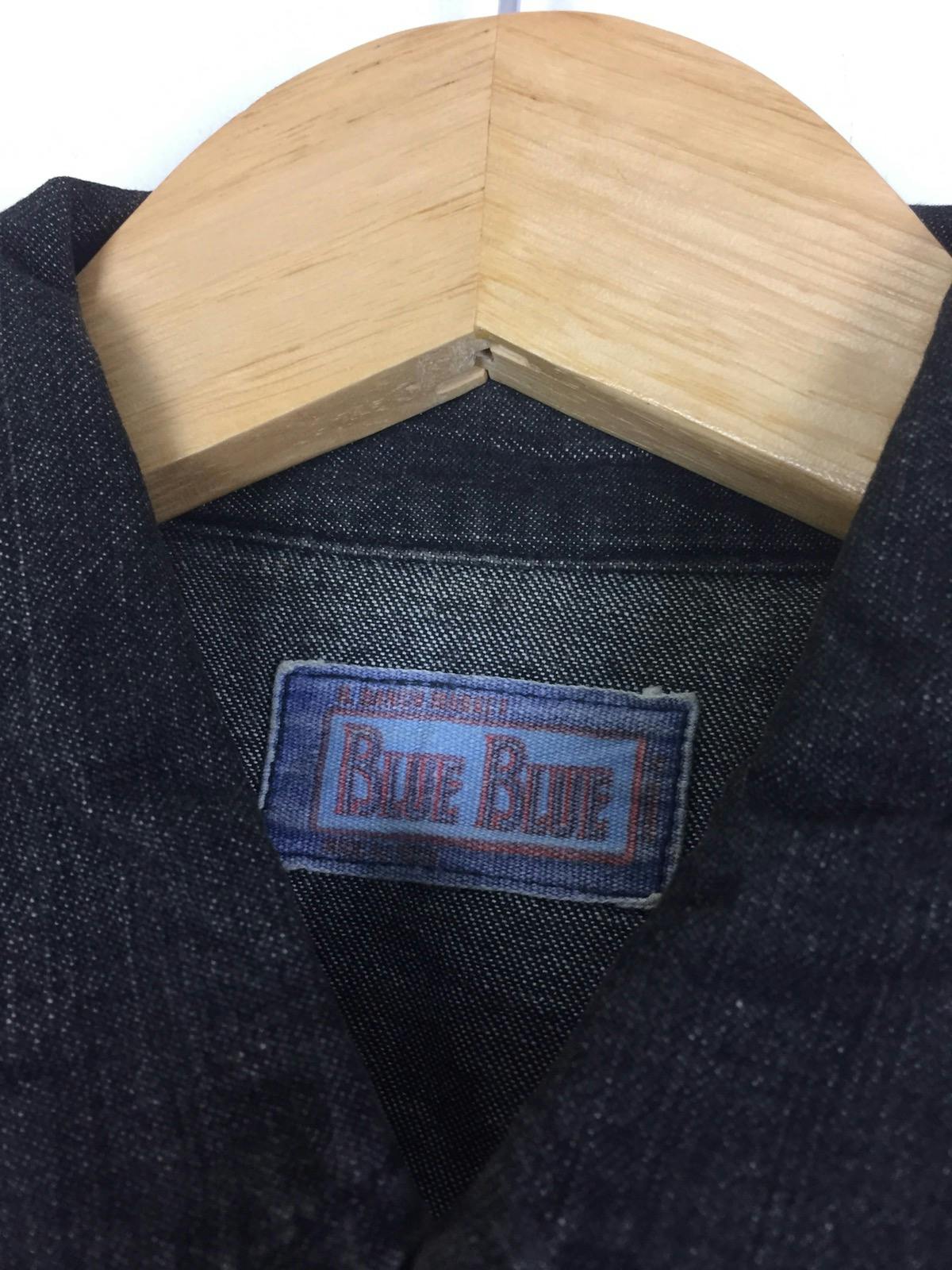 Blue blue western shirt button down made in japan - 3