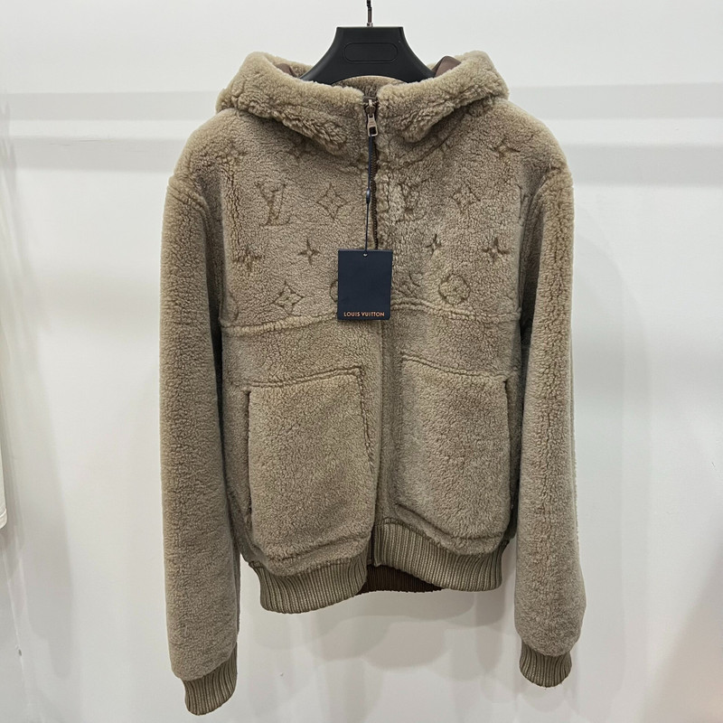 Louis Vuitton LV Shearling-Lined Hooded Jacket - 1