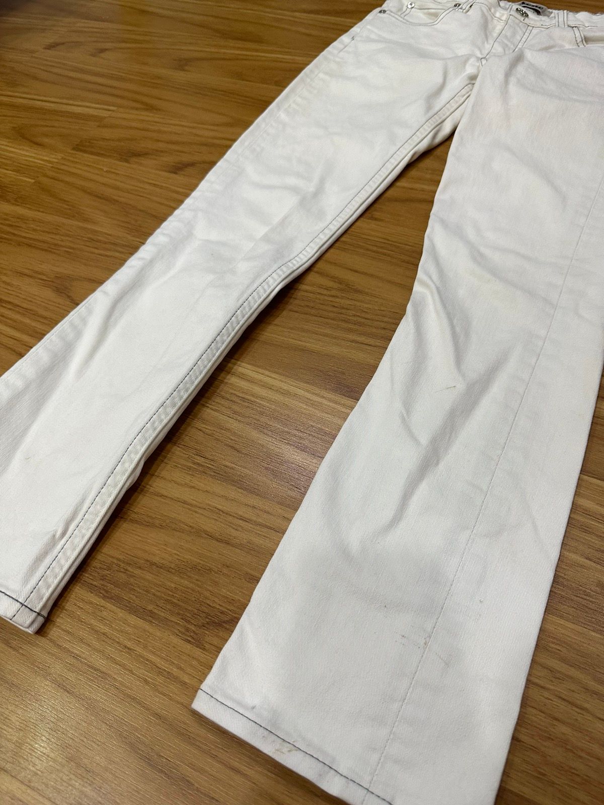 SS15 Acne Studios White Skinny Jeans - 5