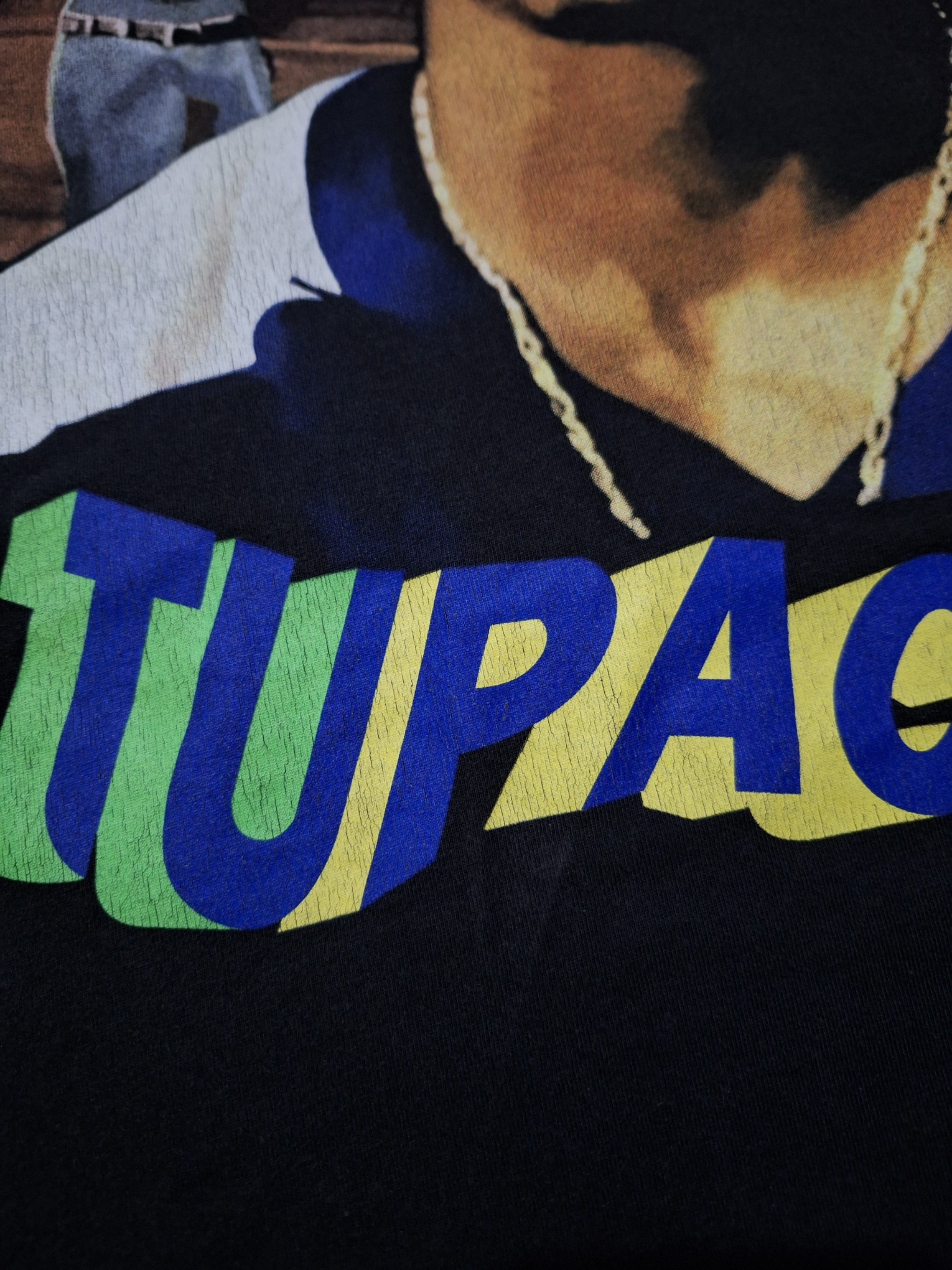 vintage 90s 2pac tupac raptee tshirt not ice cube eminem snoop dogg dr dree rock tee - 12