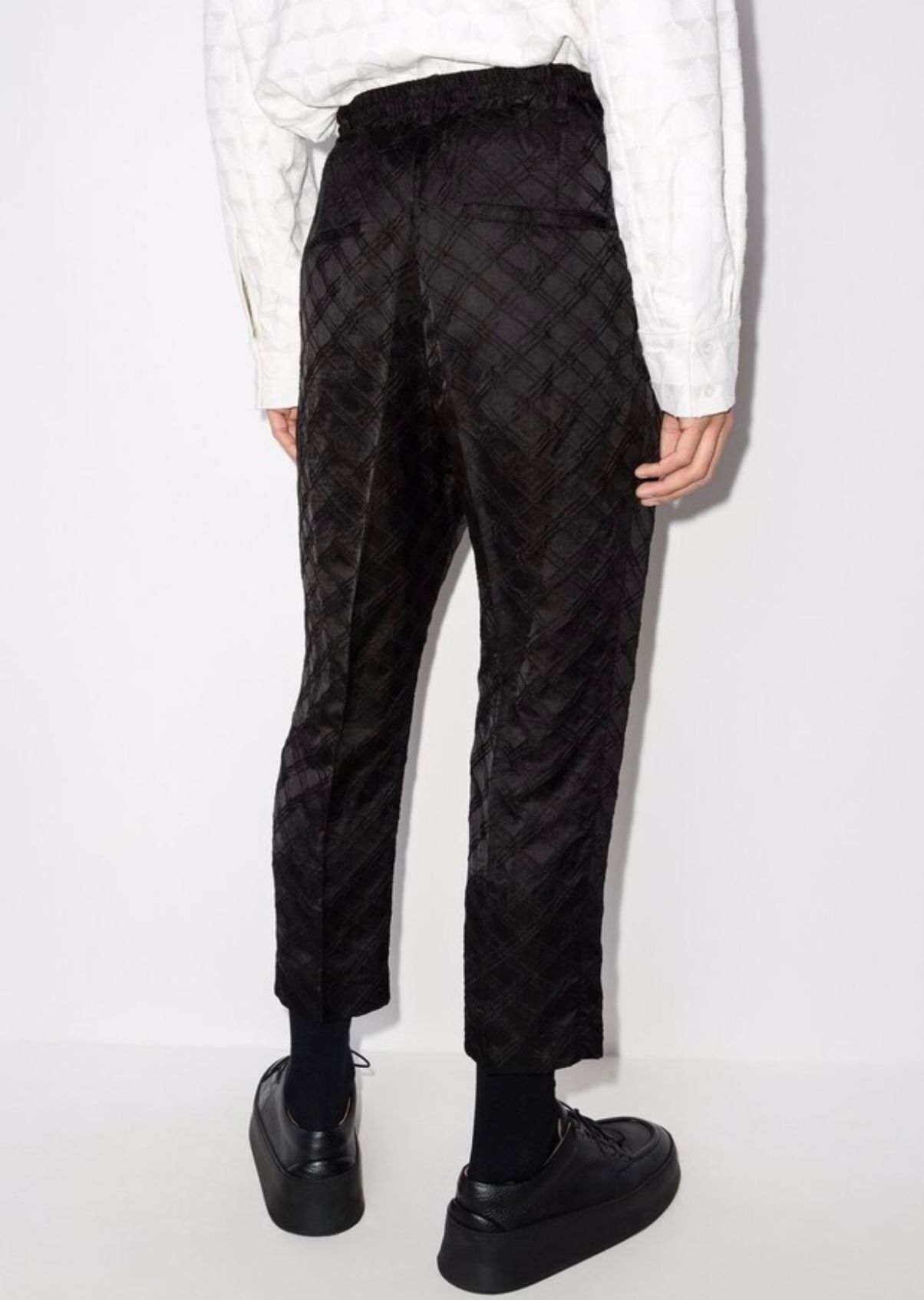 Song for the Mute Tapered Trousers Black - 3