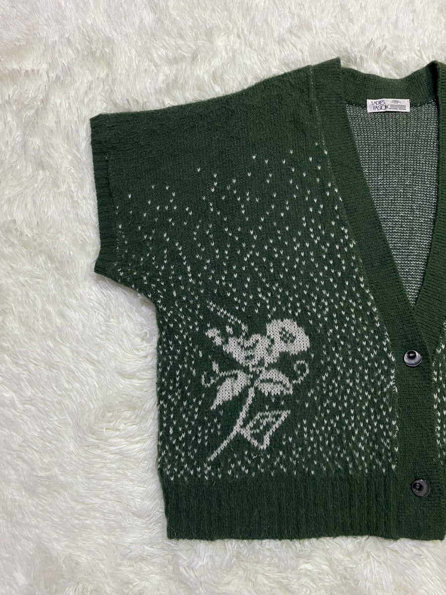 Cardigan - Wool Blend Sweater Cardigan - 3