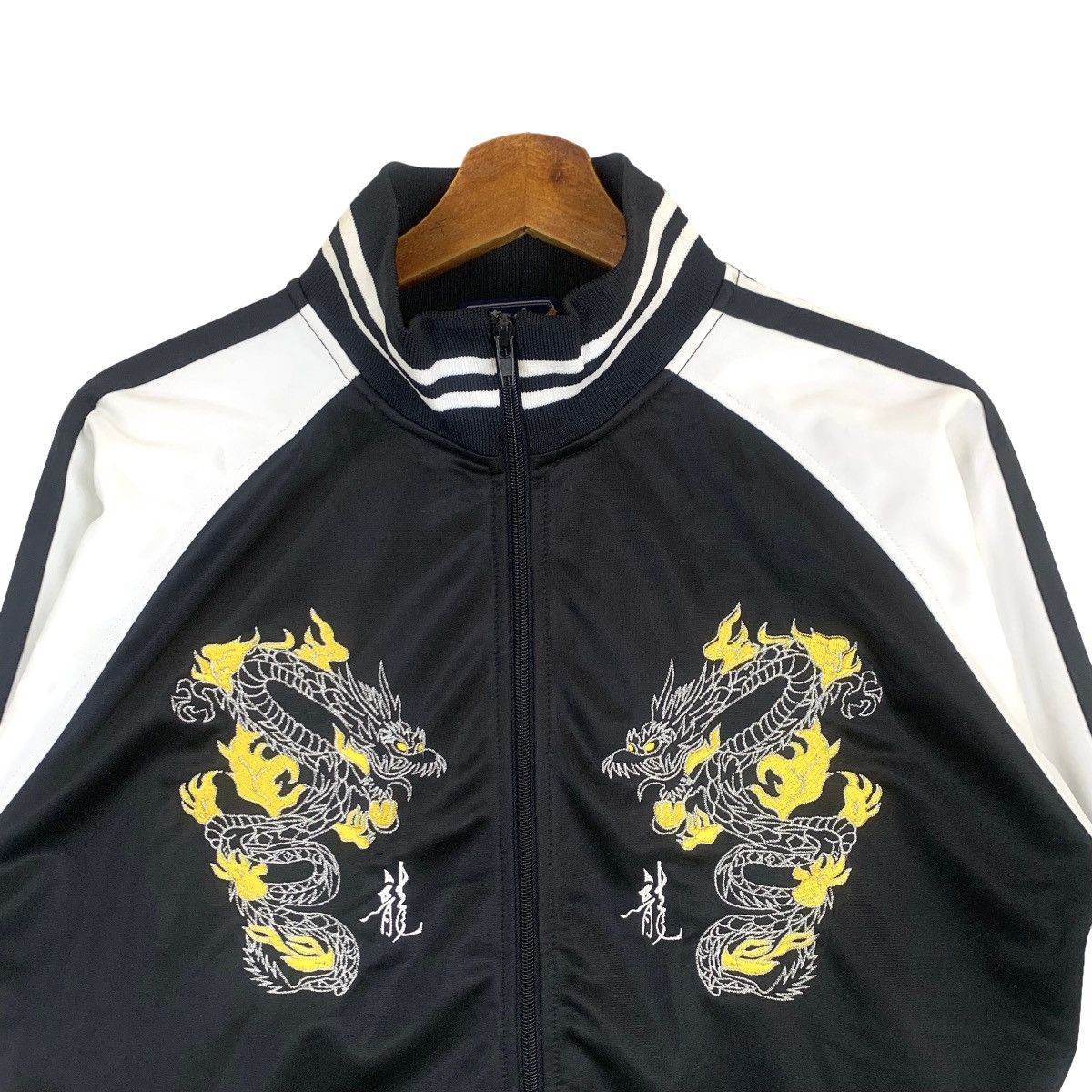 Vintage Cai Da Dragon Embroidery Sukajan Jacket - 2