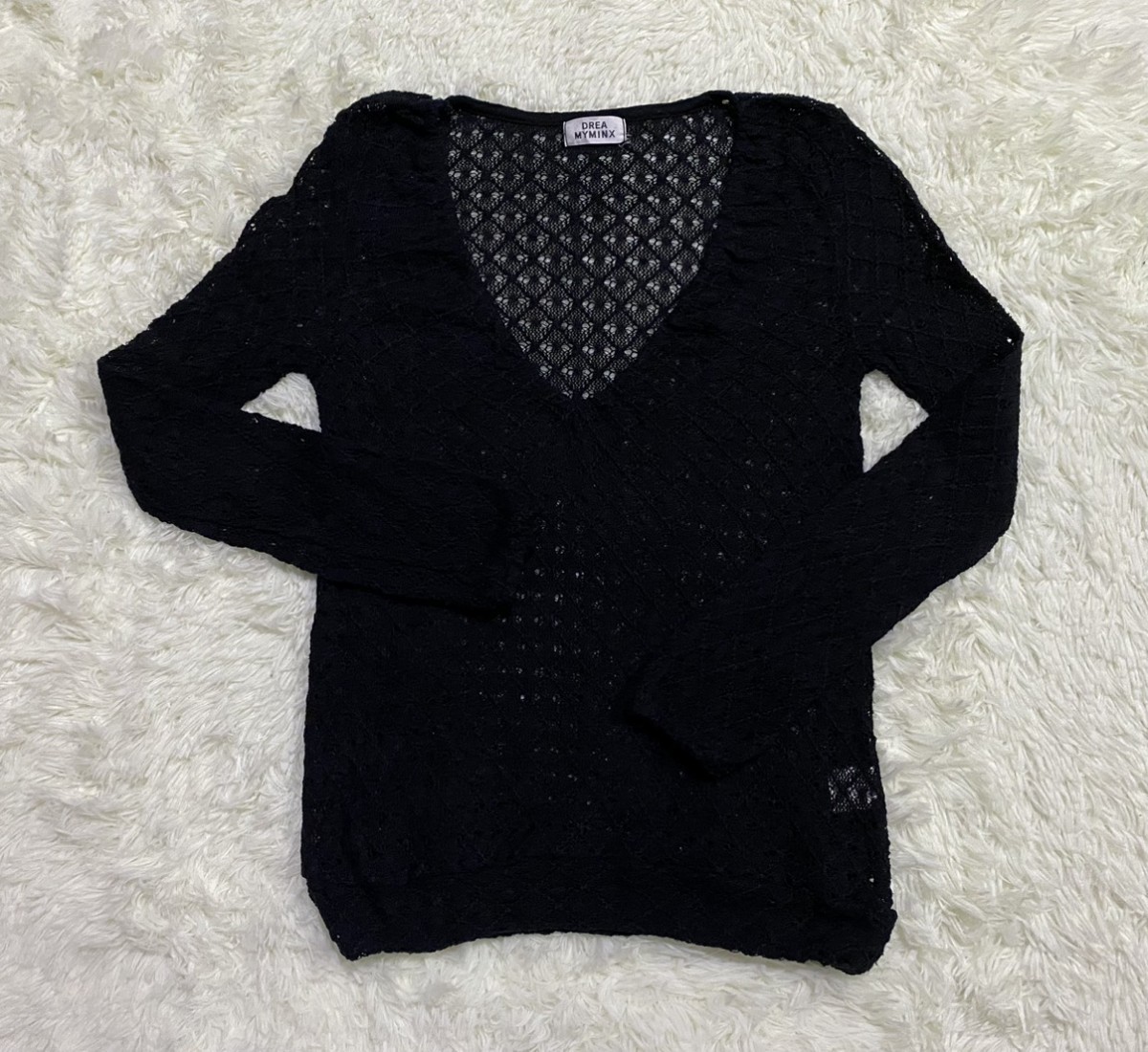 Japanese Brand - Drea Myminx Crochet Sweater Pullover - 4