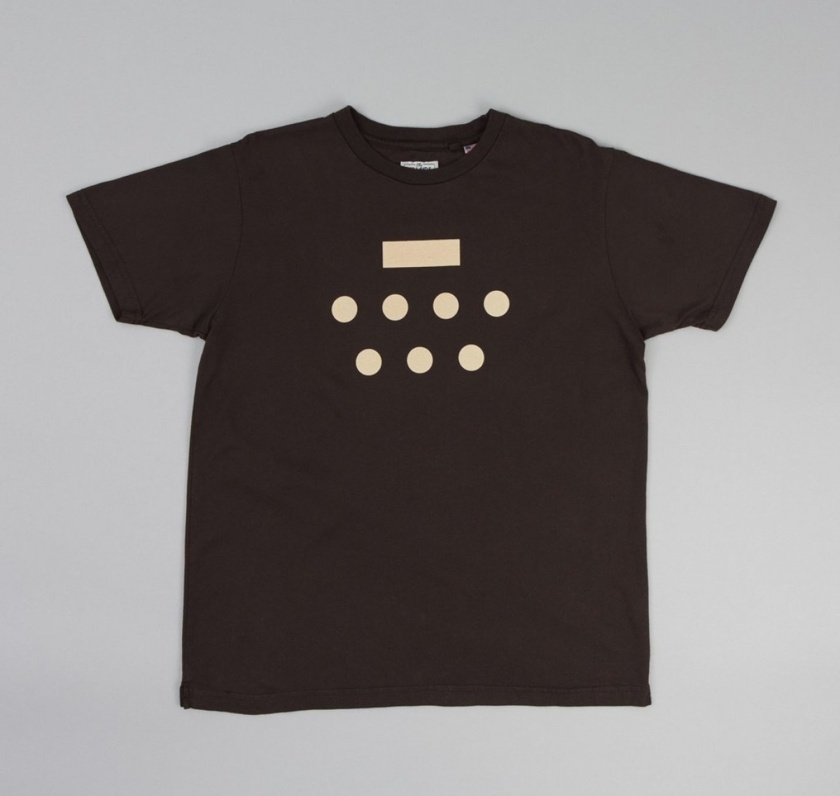 The Hill-Side - Morse Code Printed T-Shirt Faded Black - 1