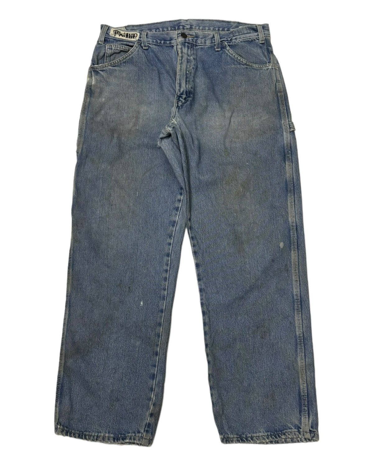 DICKIES BAGGY CARPENTER DENIM JEANS - 3