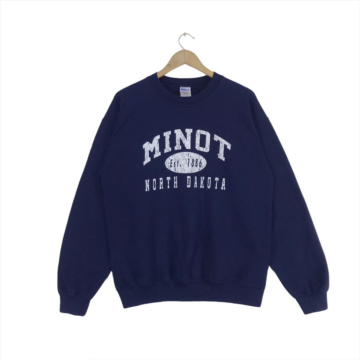 Vintage - Vintage Minot North Dakota Sweatshirt Big Logo - 1