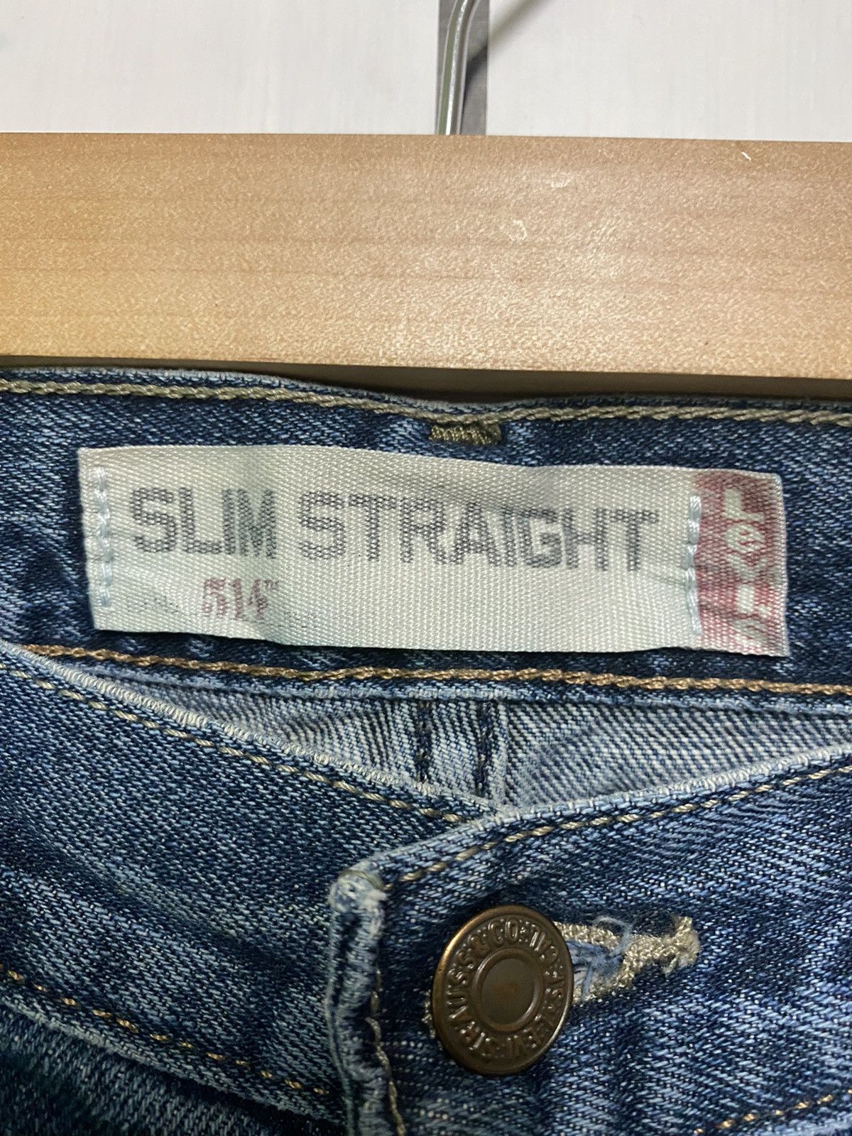 Vintage LEVIS 514 Slim Straight Denim -L39 - 4